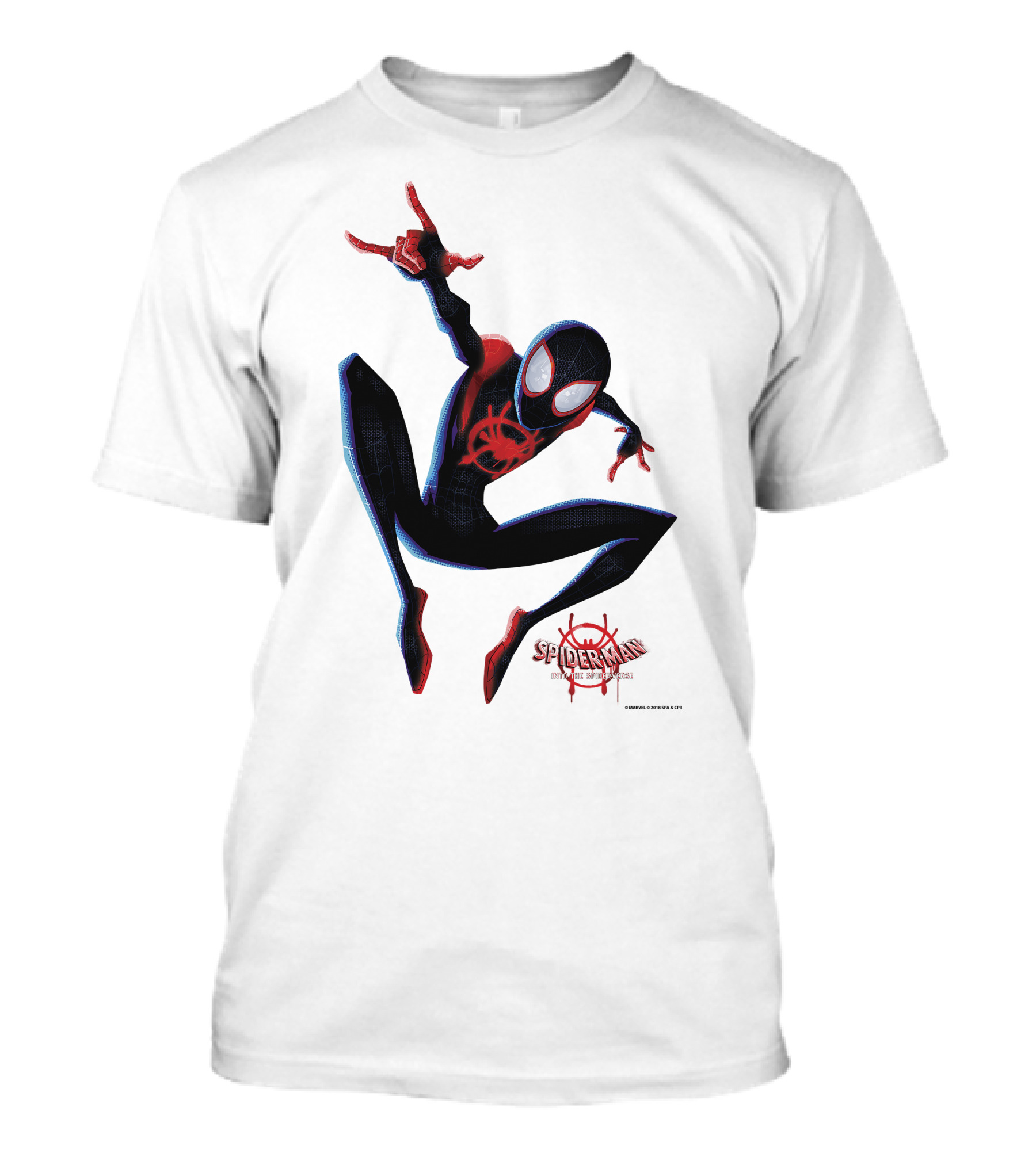 Spider-Man Into The Spiderverse Miles Morales Marvel T-Shirt