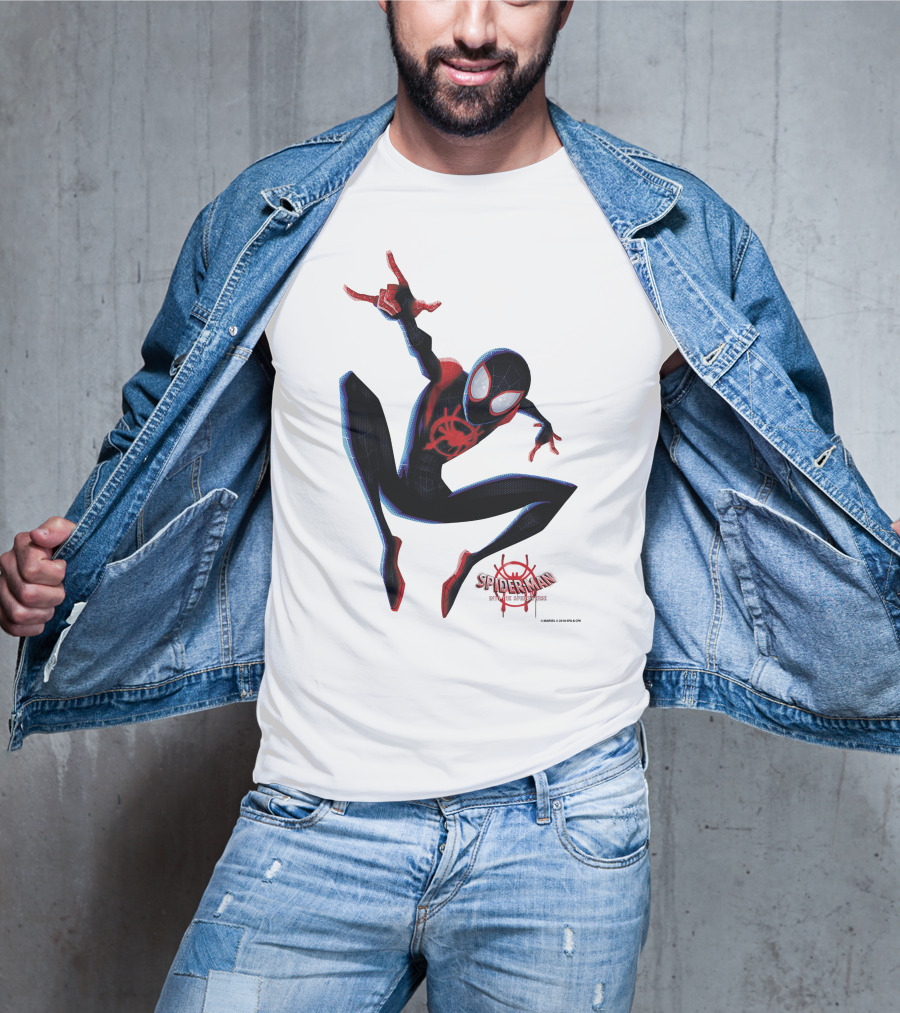 Spider-Man Into The Spiderverse Miles Morales Marvel T-Shirt