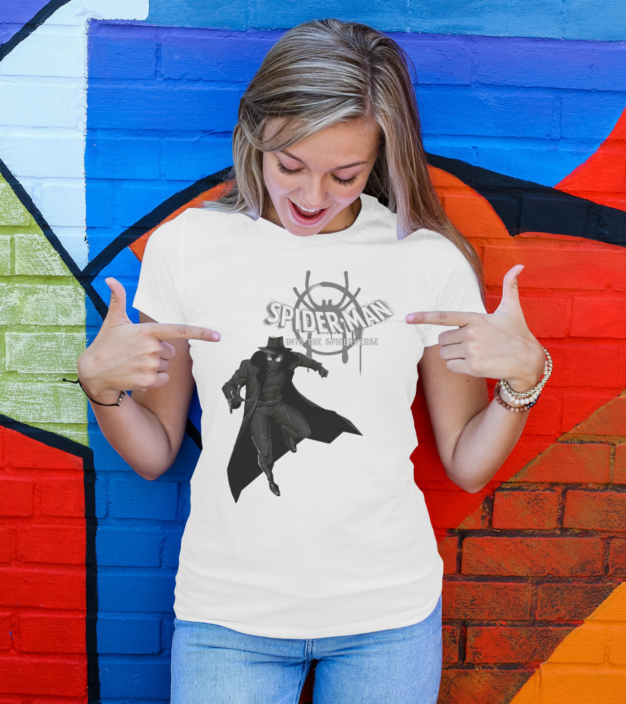 Marvel Spider-Man Into The Spider-Verse Noir T-Shirt