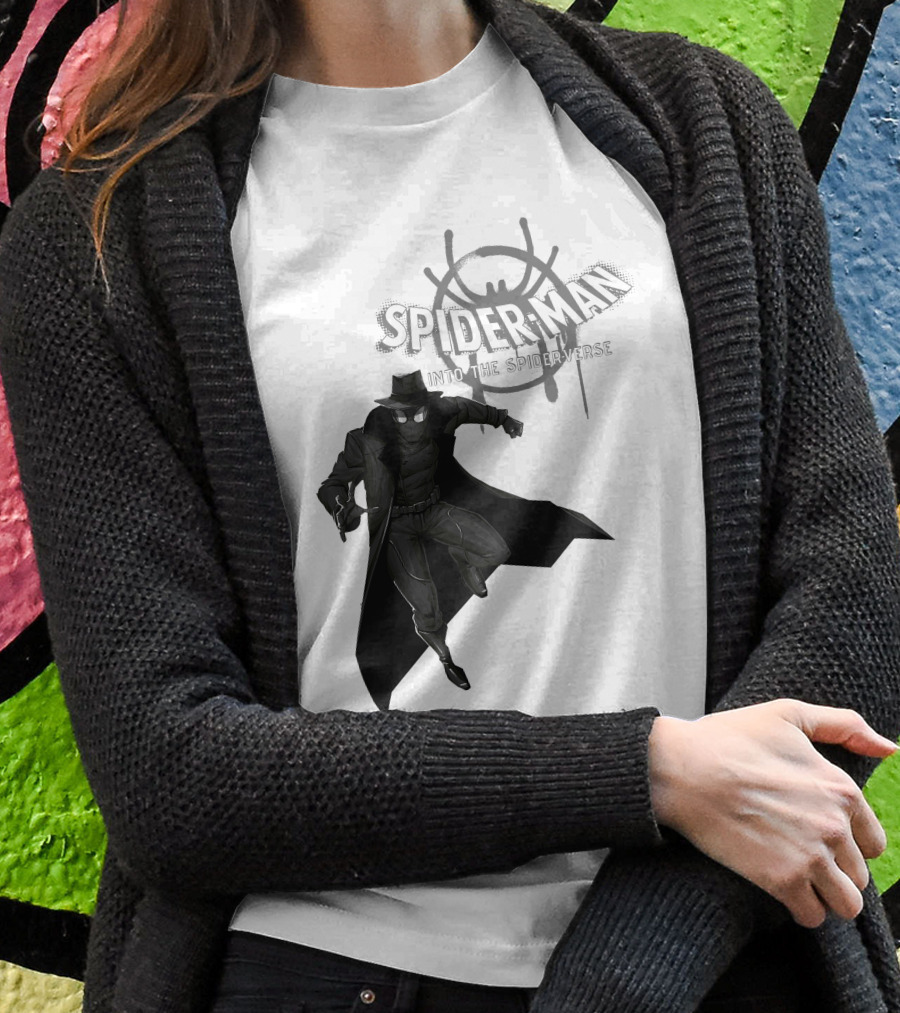 Marvel Spider-Man Into The Spider-Verse Noir T-Shirt