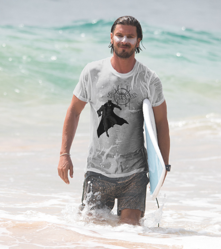 Marvel Spider-Man Into The Spider-Verse Noir T-Shirt