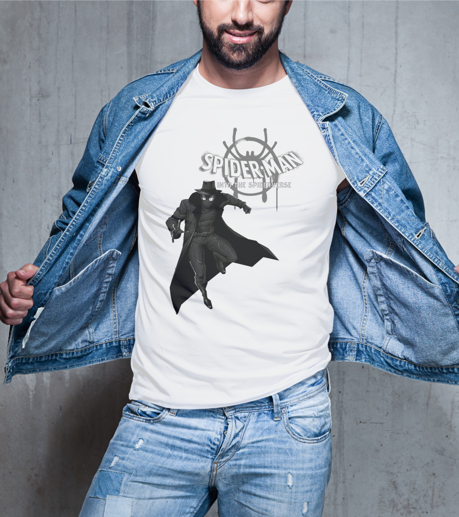 Marvel Spider-Man Into The Spider-Verse Noir T-Shirt