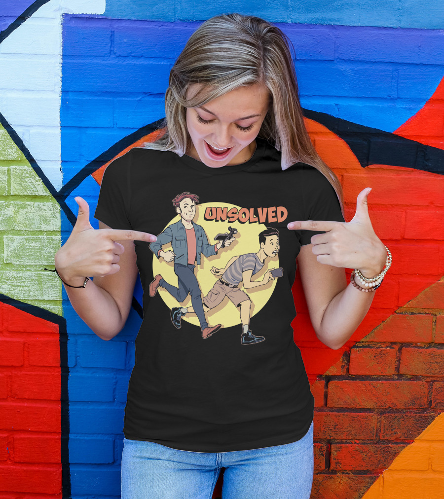 BuzzFeed Unsolved Animated Saturday Morning Mystery Adventure T-Shirt