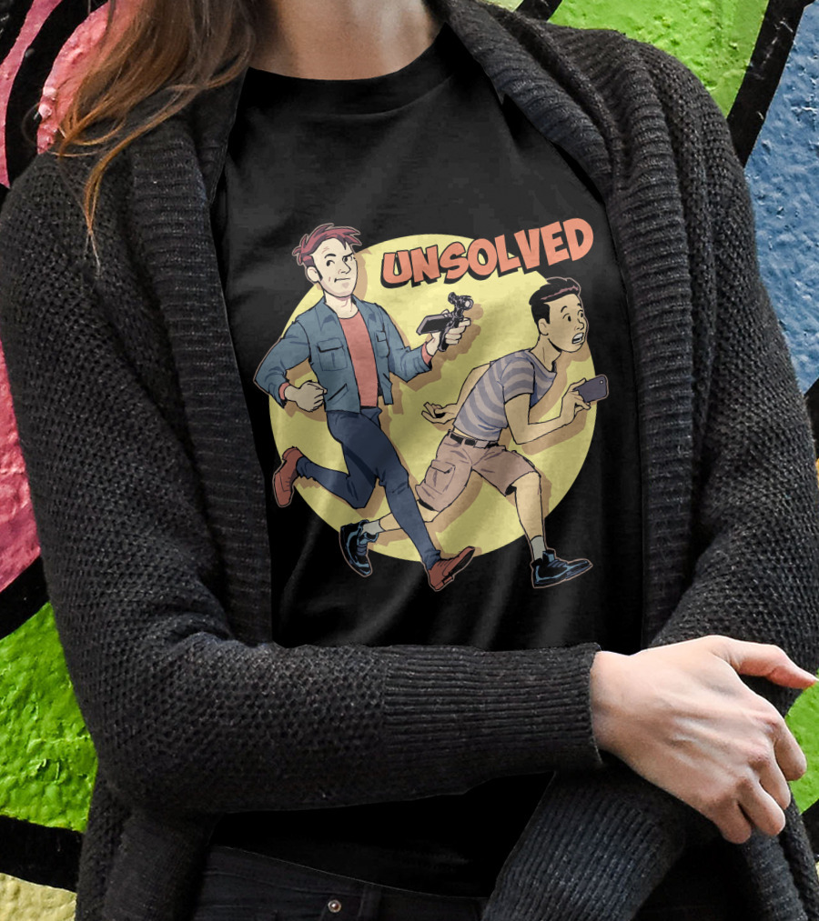 BuzzFeed Unsolved Animated Saturday Morning Mystery Adventure T-Shirt