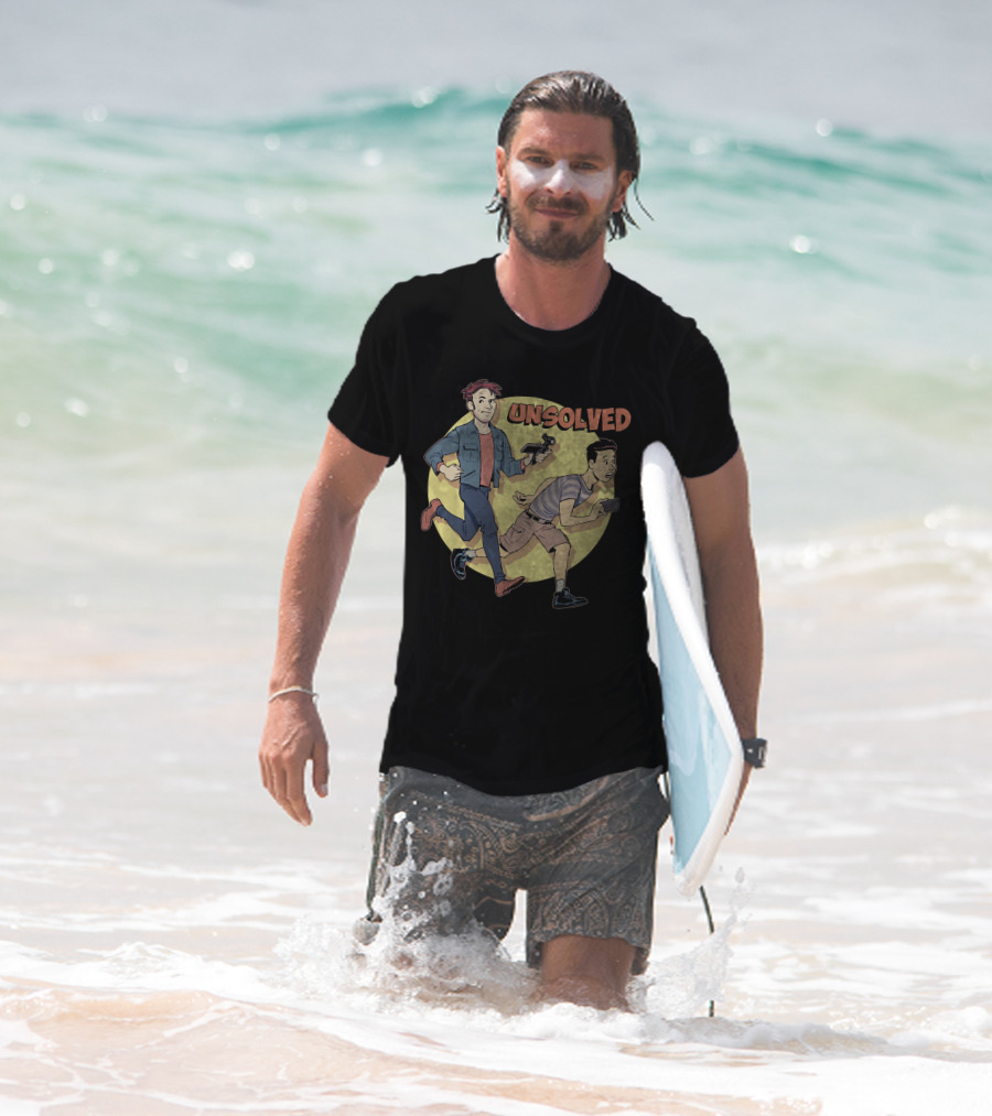 BuzzFeed Unsolved Animated Saturday Morning Mystery Adventure T-Shirt