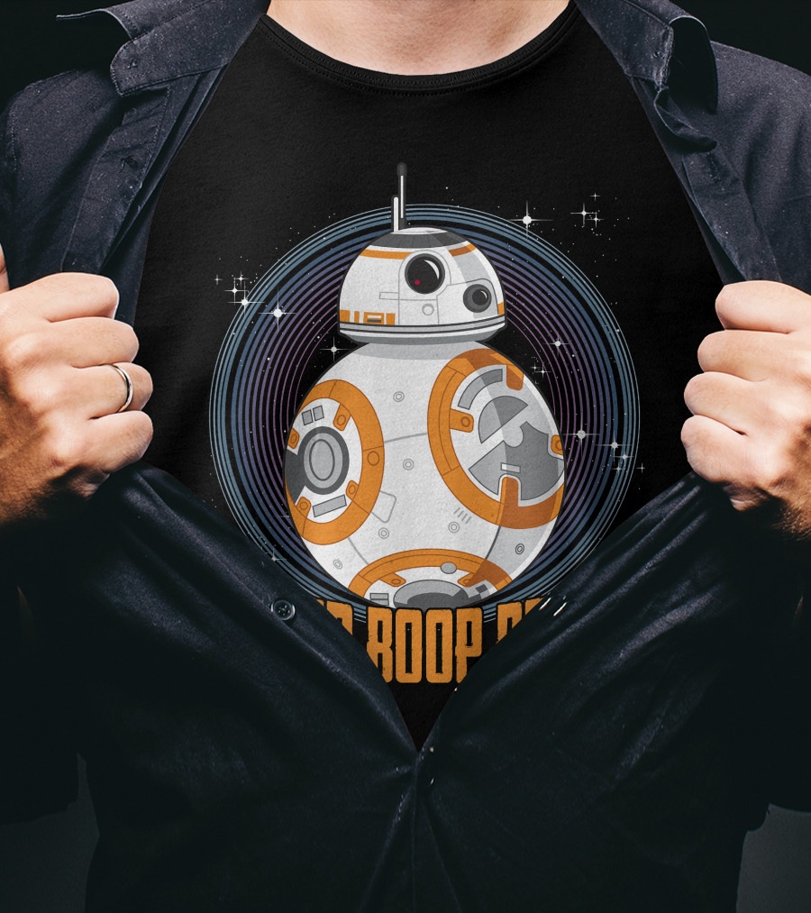 Star Wars BB-8 Beep Boop Beep Circle T-Shirt