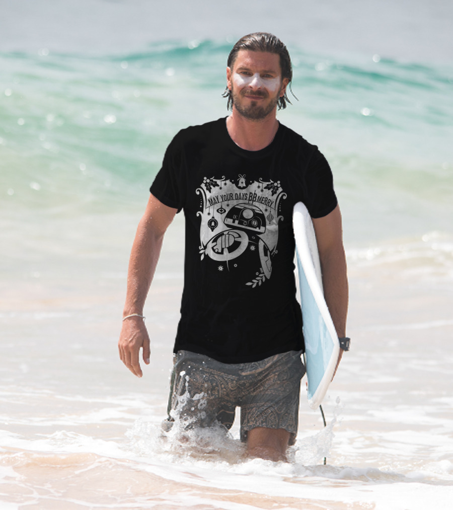 Star Wars BB-8 May Your Days BB Merry Holiday Ornaments T-Shirt