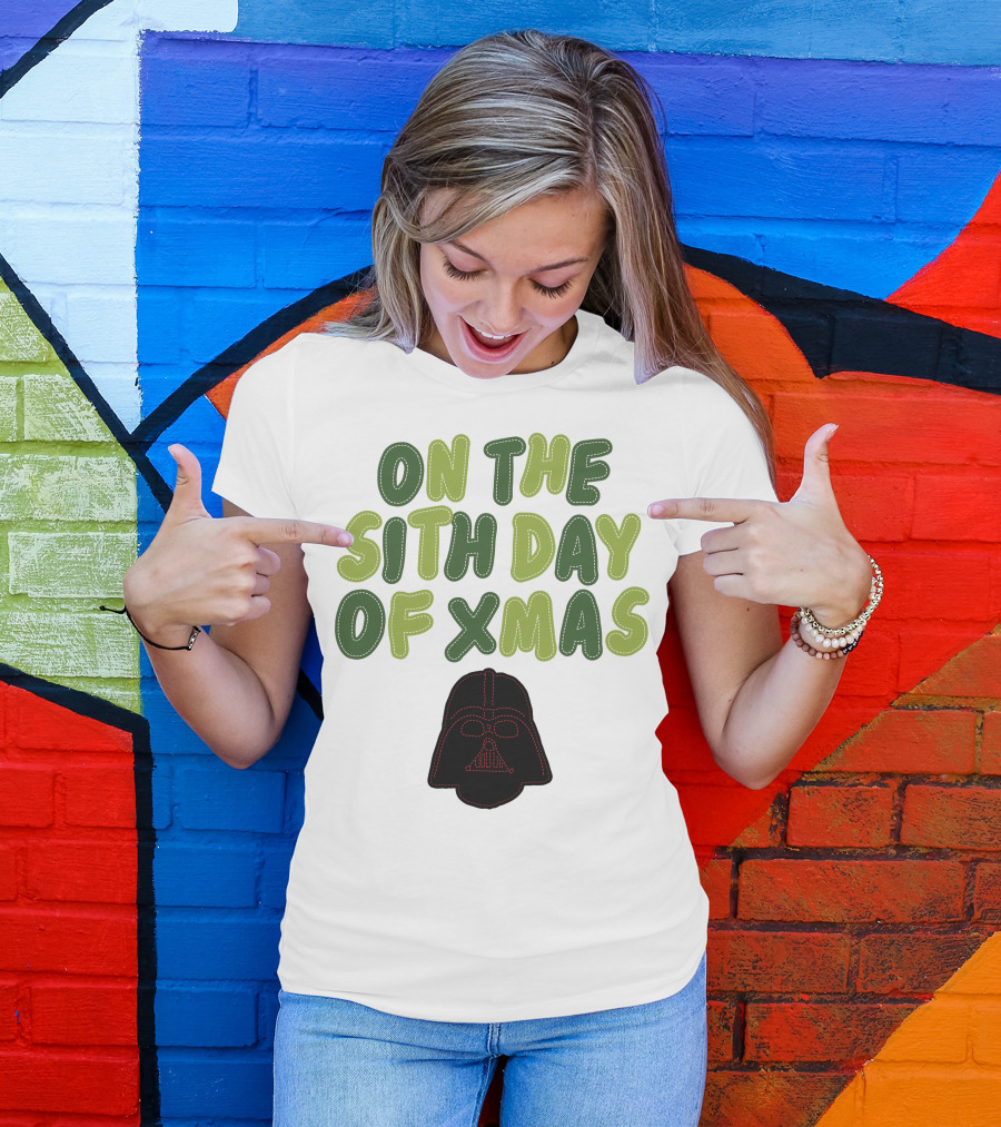 Star Wars Darth Vader On The Sith Day Of Xmas T-Shirt