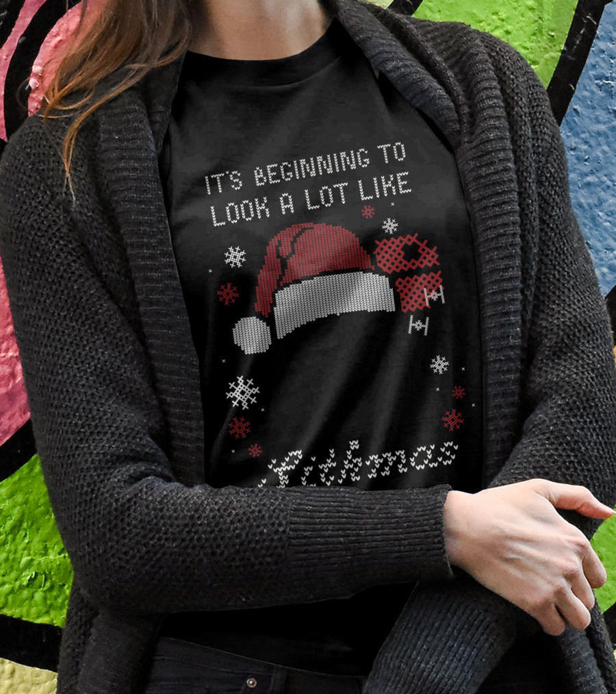 It's Beginning To Look A Lot Like Sithmas Vader Santa Star Wars T-Shirt