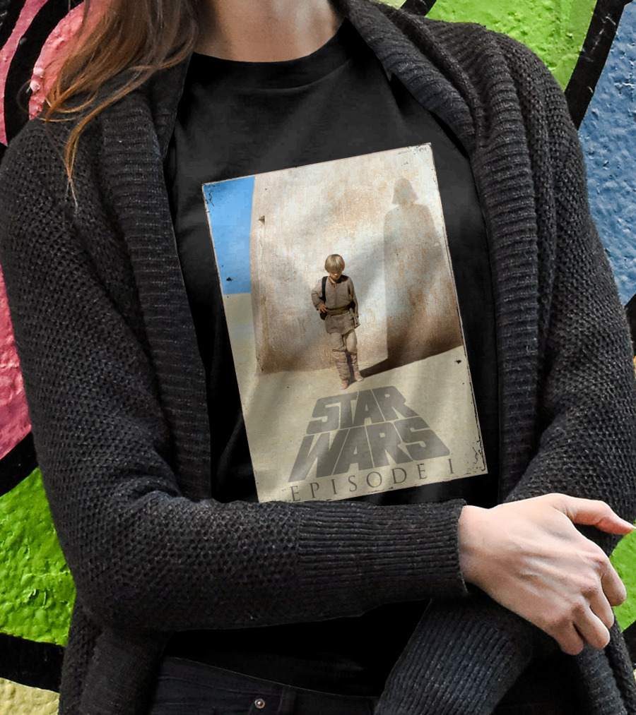 Star Wars Episode I The Phantom Menace Anakin Skywalker Shadow T-Shirt