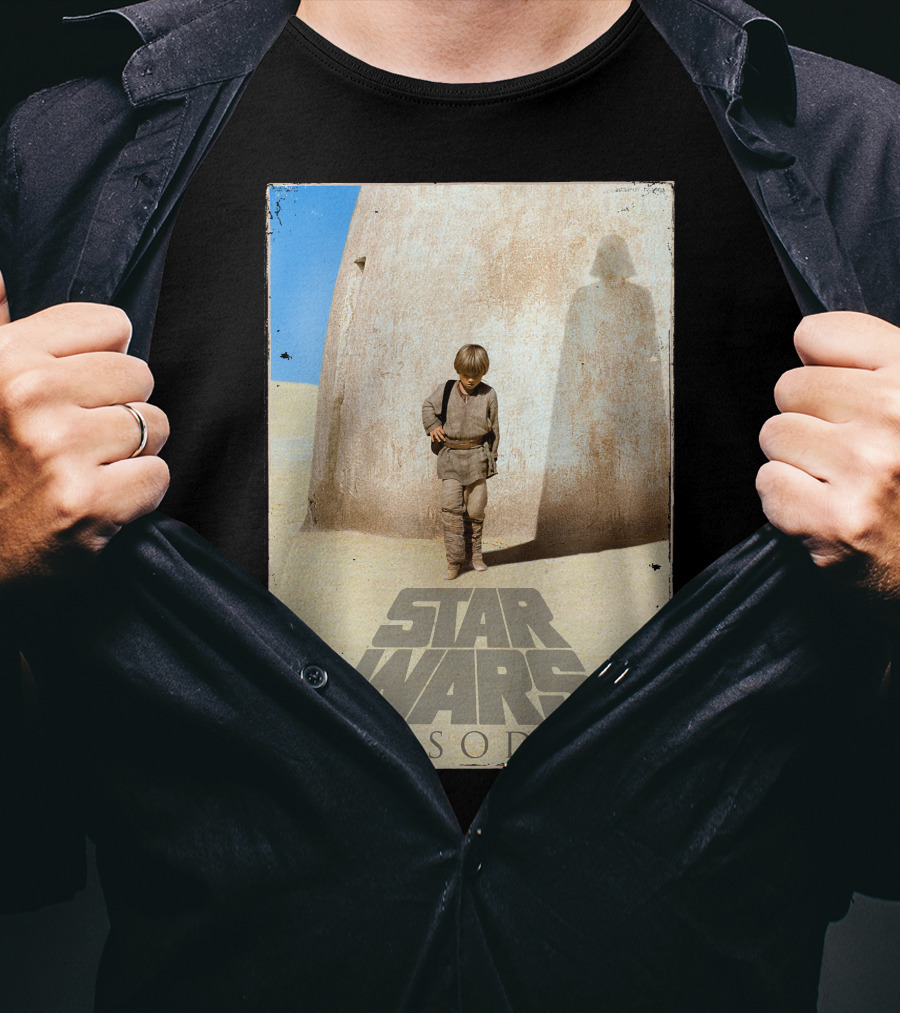 Star Wars Episode I The Phantom Menace Anakin Skywalker Shadow T-Shirt