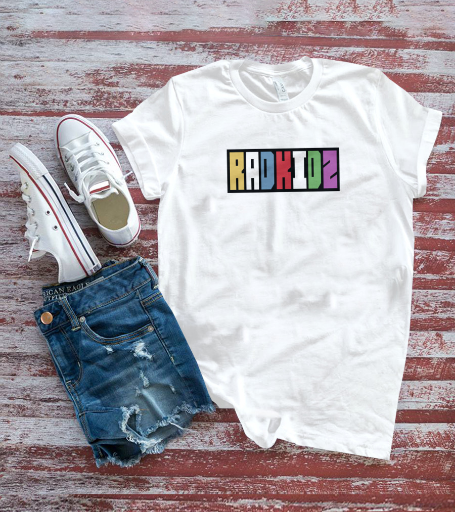 Radkidz Colorful Block Letter T-Shirt
