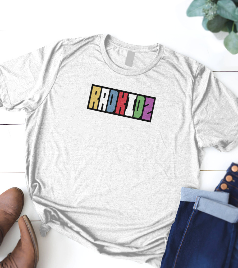Radkidz Colorful Block Letter T-Shirt