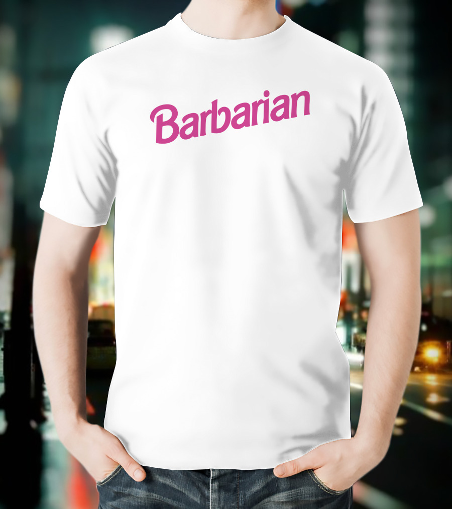 Barbarian Styled Like Barbie Font By Ginny Di T-Shirt