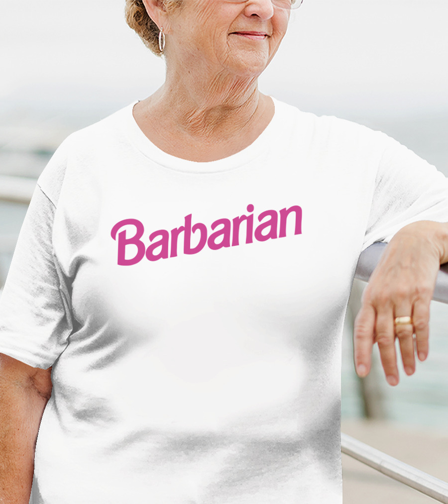 Barbarian Styled Like Barbie Font By Ginny Di T-Shirt