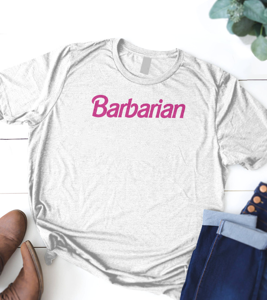 Barbarian Styled Like Barbie Font By Ginny Di T-Shirt