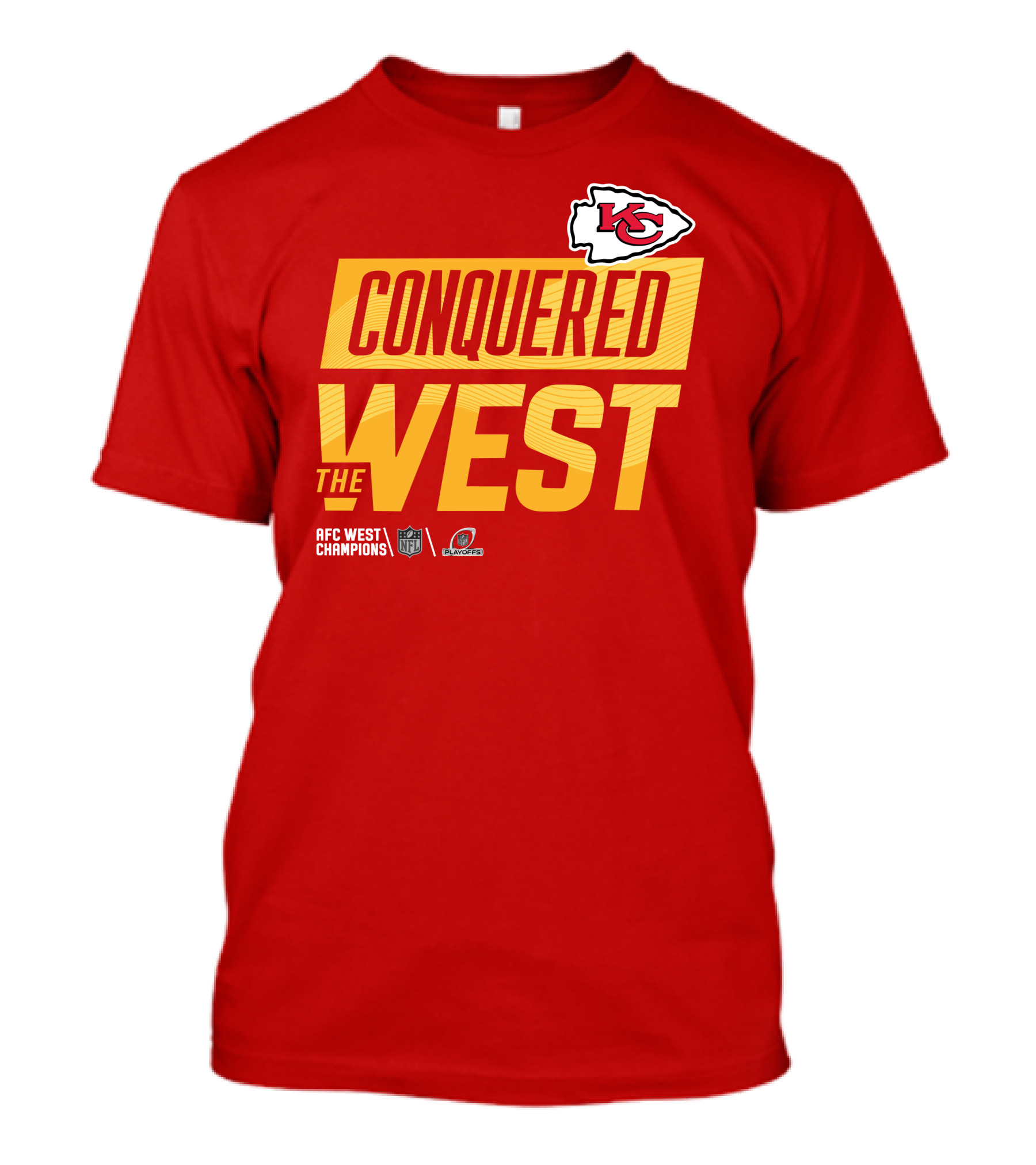 Kansas City Chiefs Conquered The West NFL Playoffs T-Shirt