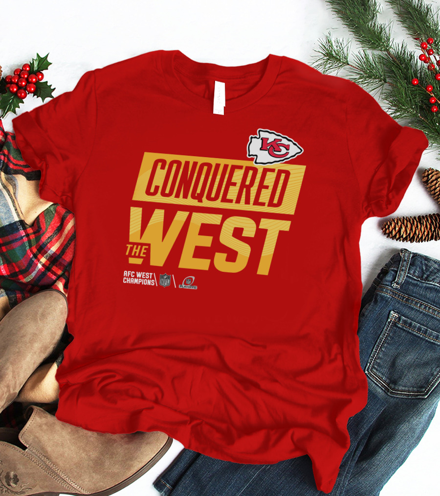 Kansas City Chiefs Conquered The West NFL Playoffs T-Shirt