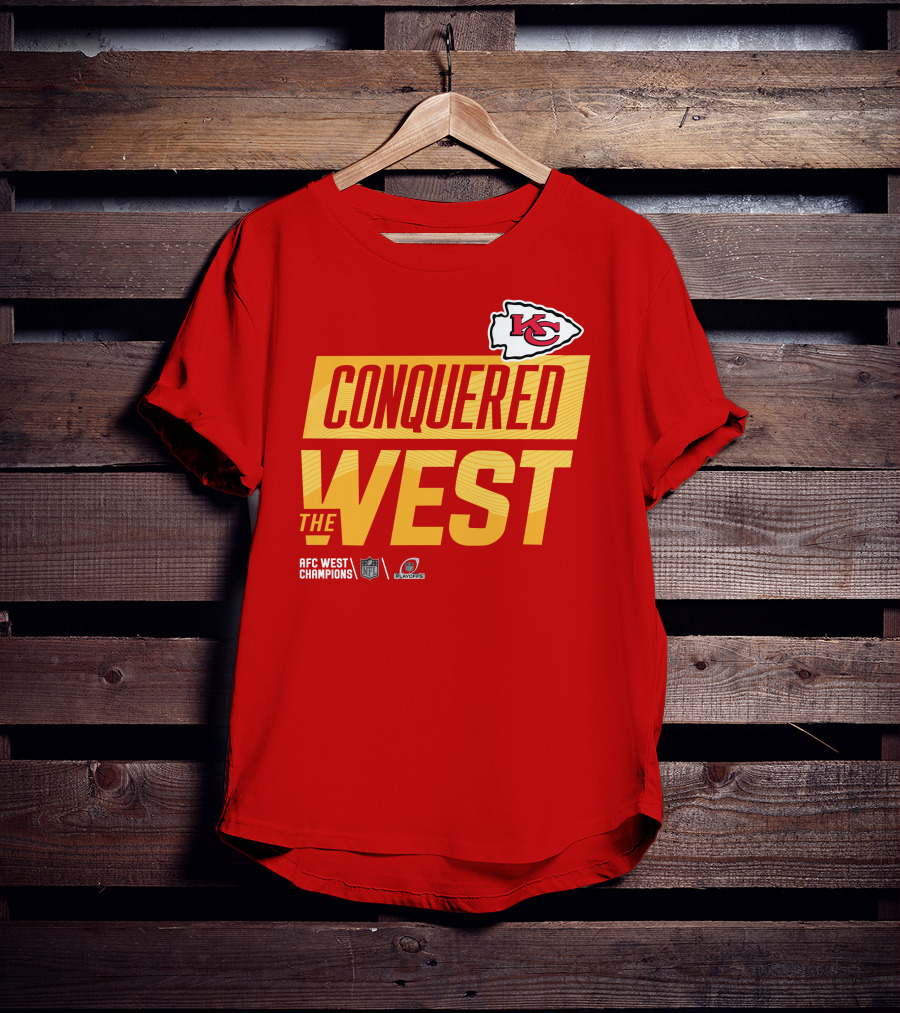 Kansas City Chiefs Conquered The West NFL Playoffs T-Shirt