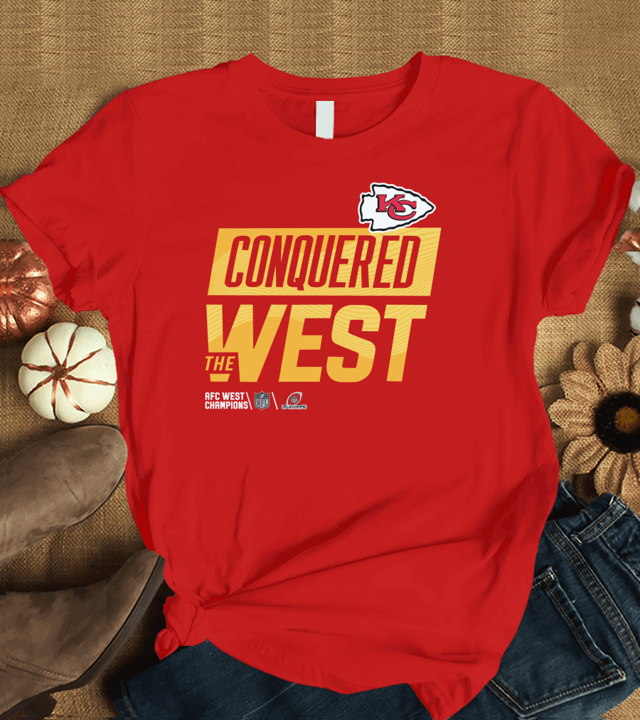 Kansas City Chiefs Conquered The West NFL Playoffs T-Shirt