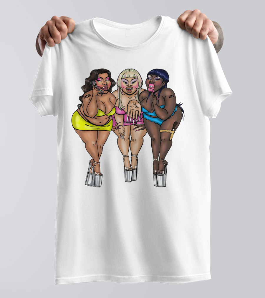 Sized For Life Bold Empowerment Trio T-Shirt