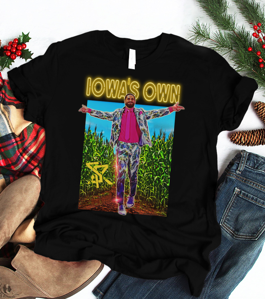 Iowa's Own Seth Rollins Cornfield Suit T-Shirt