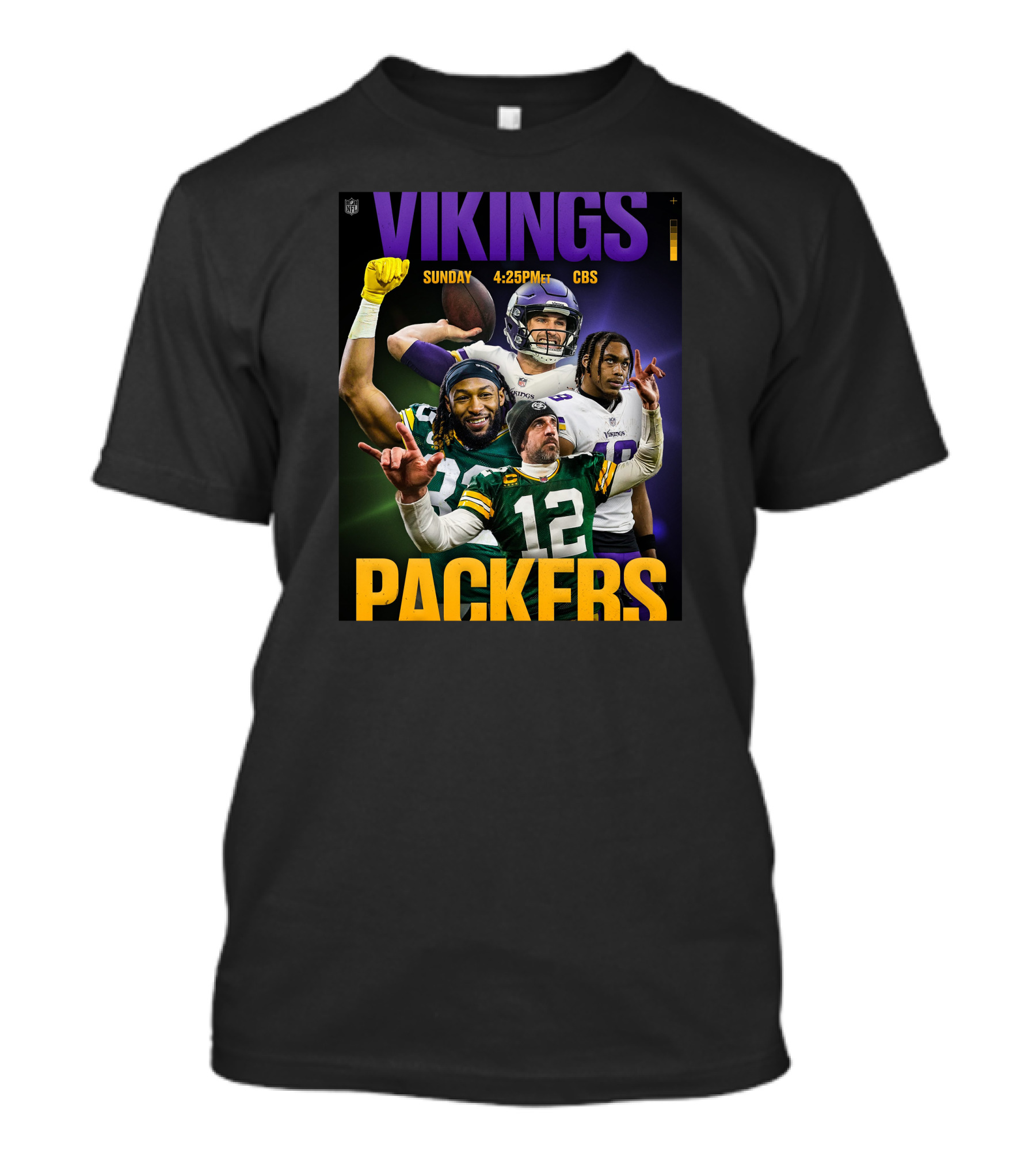 Vikings Packers Sunday 4:25PM CBS T-Shirt