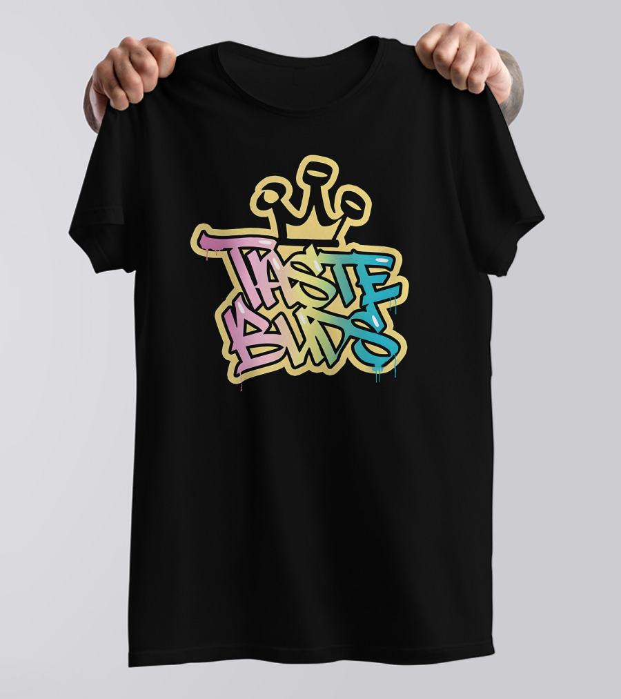 Taste Buds Graffiti Crown Colors T-Shirt