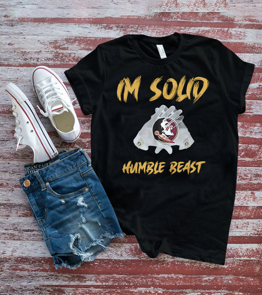 IM SOLID Humble Beast Gloves Tribal T-Shirt