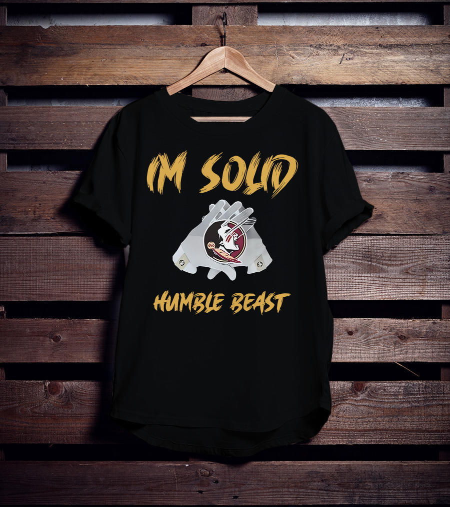 IM SOLID Humble Beast Gloves Tribal T-Shirt