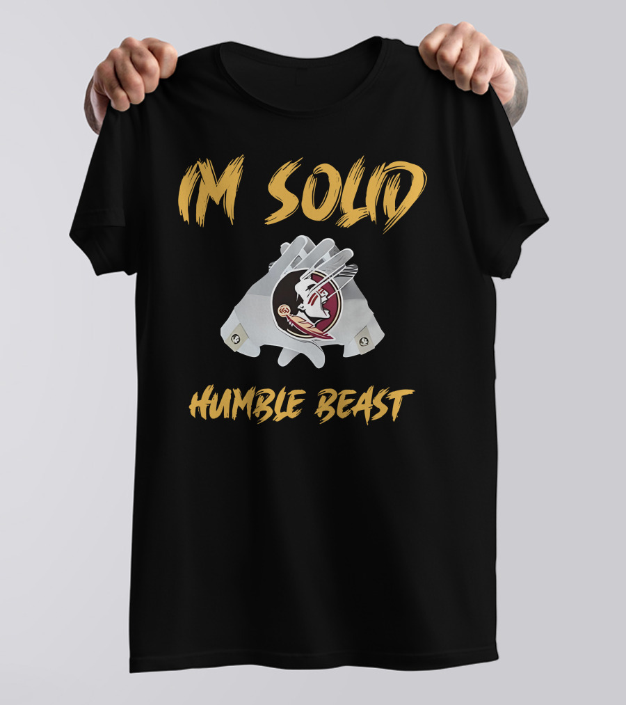 IM SOLID Humble Beast Gloves Tribal T-Shirt