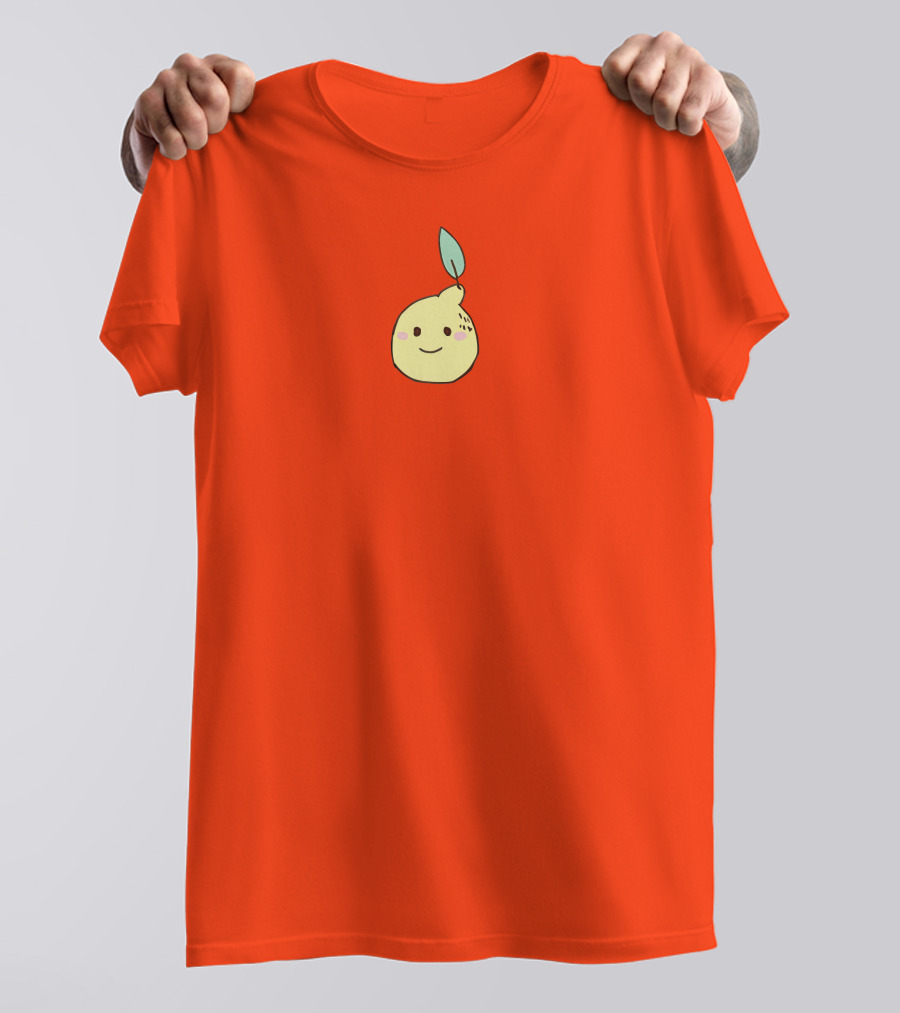 Cavetown Lemon Boy Robbie Leaf Happy Face T-Shirt