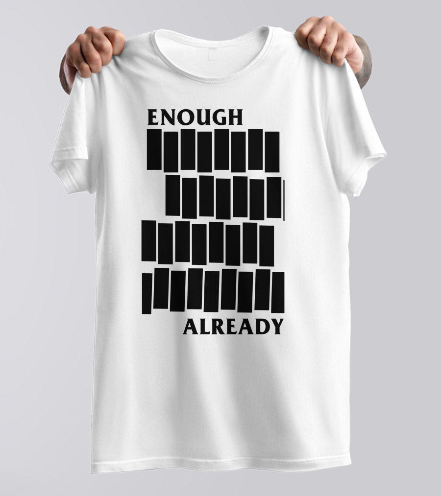Enough Already Bomb The Music Industry Asian Man Records Merch T-Shirt