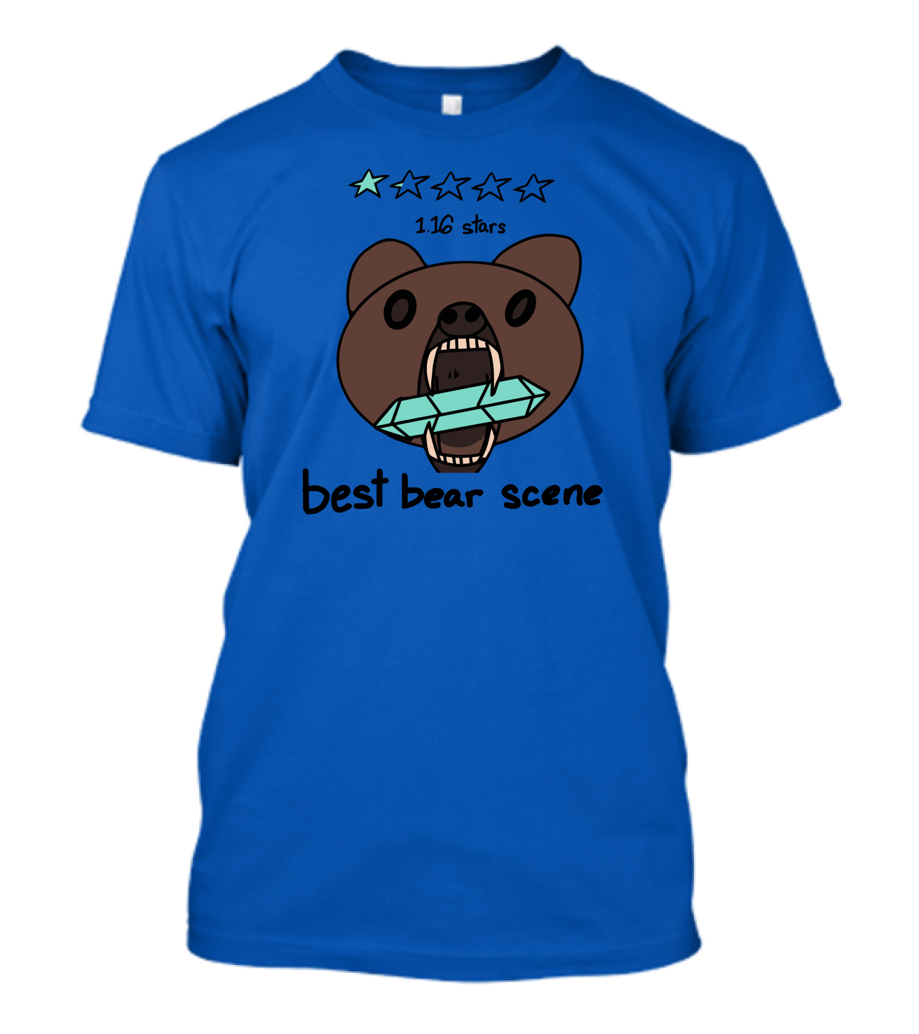 1.16 Stars Best Bear Scene Crystal Bonfire Merch T-Shirt