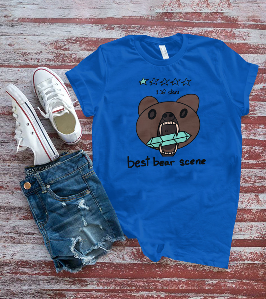 1.16 Stars Best Bear Scene Crystal Bonfire Merch T-Shirt