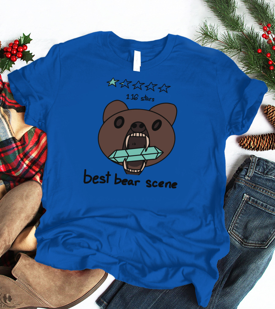 1.16 Stars Best Bear Scene Crystal Bonfire Merch T-Shirt