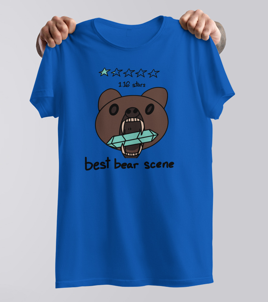 1.16 Stars Best Bear Scene Crystal Bonfire Merch T-Shirt