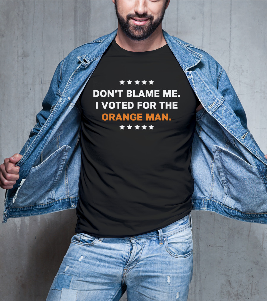Kimberly Klacik Don’t Blame Me I Voted For The Orange Man Star T-Shirt