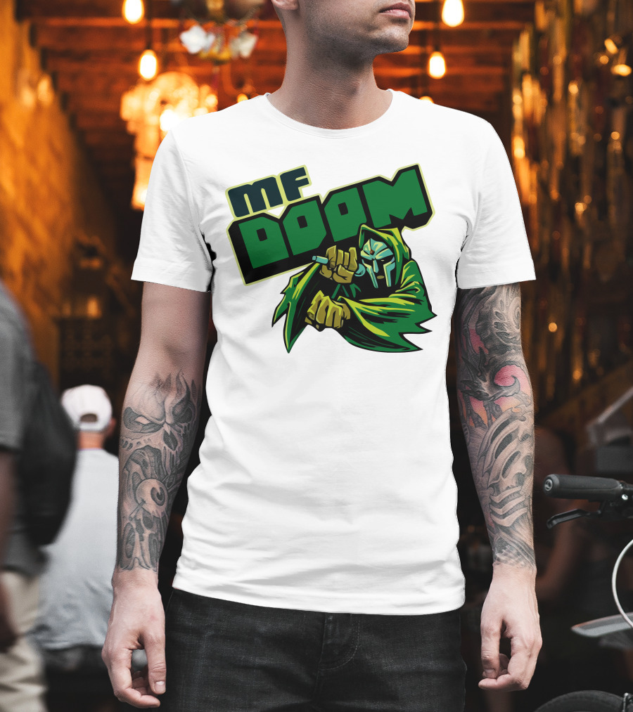 MF Doom Merch Anti Hero Iconic Masked Rapper T-Shirt