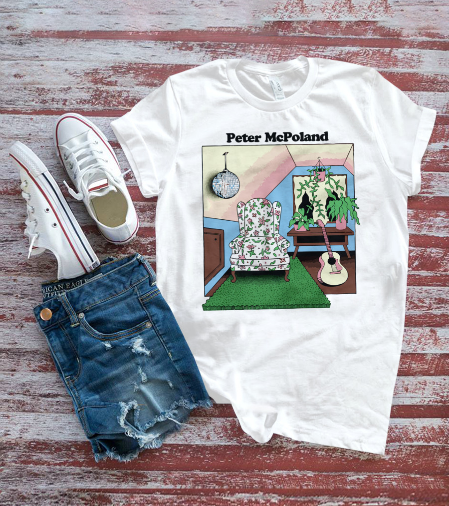 Peter McPoland Room With Chair Guitar And Plant T-Shirt