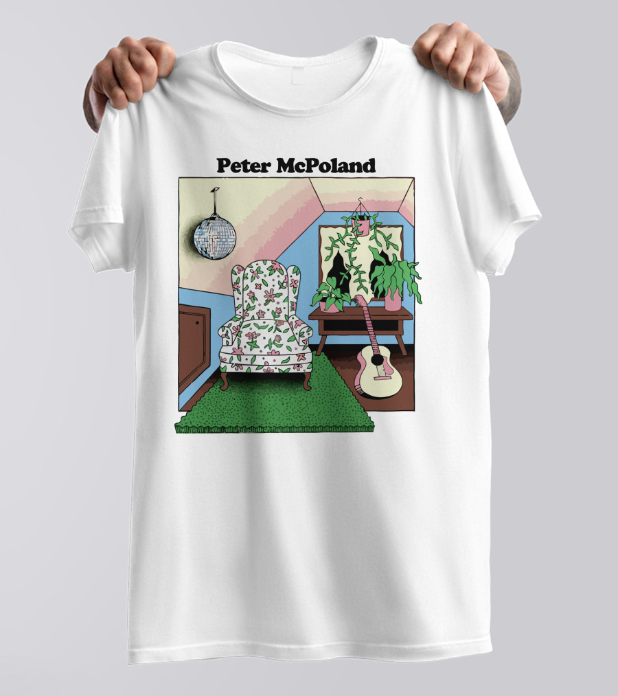 Peter McPoland Room With Chair Guitar And Plant T-Shirt