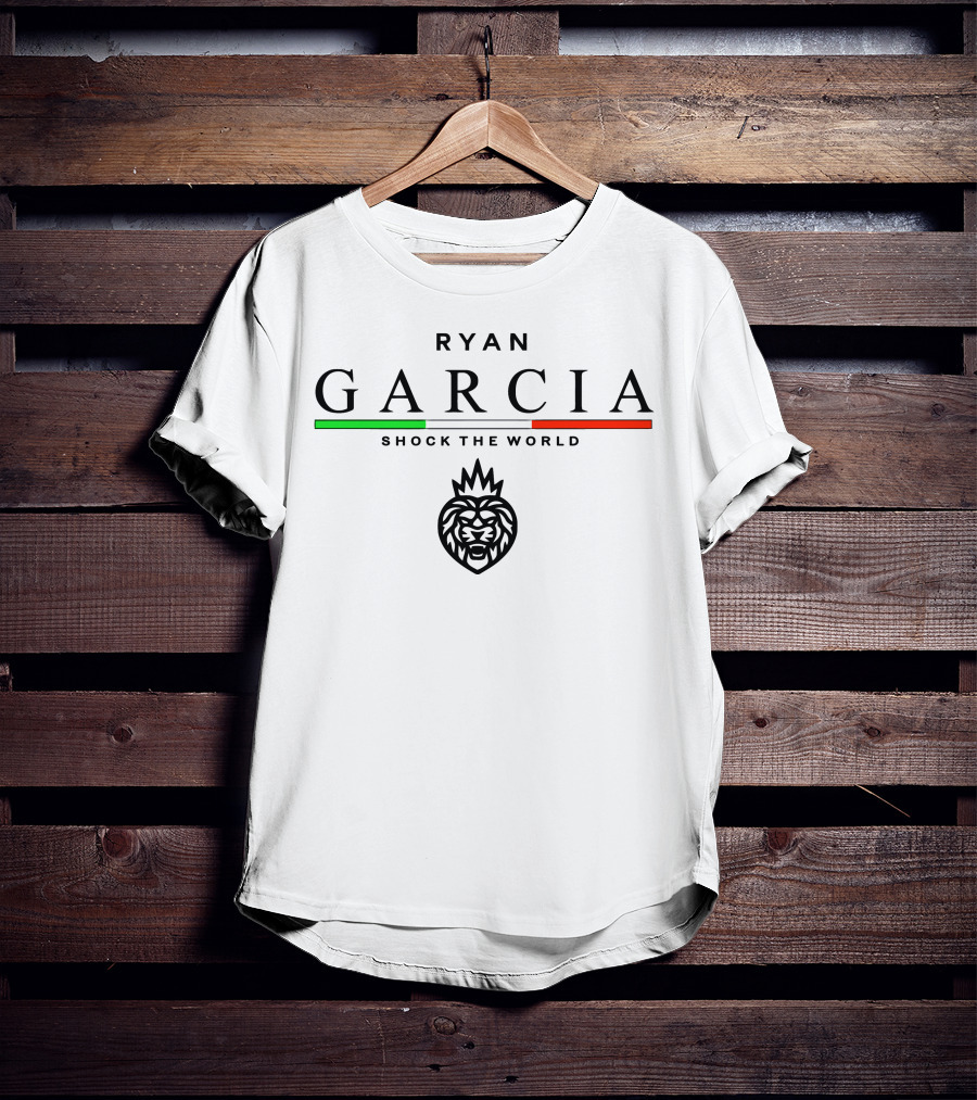RYAN GARCIA Shock The World Heritage Collection Lion T-Shirt
