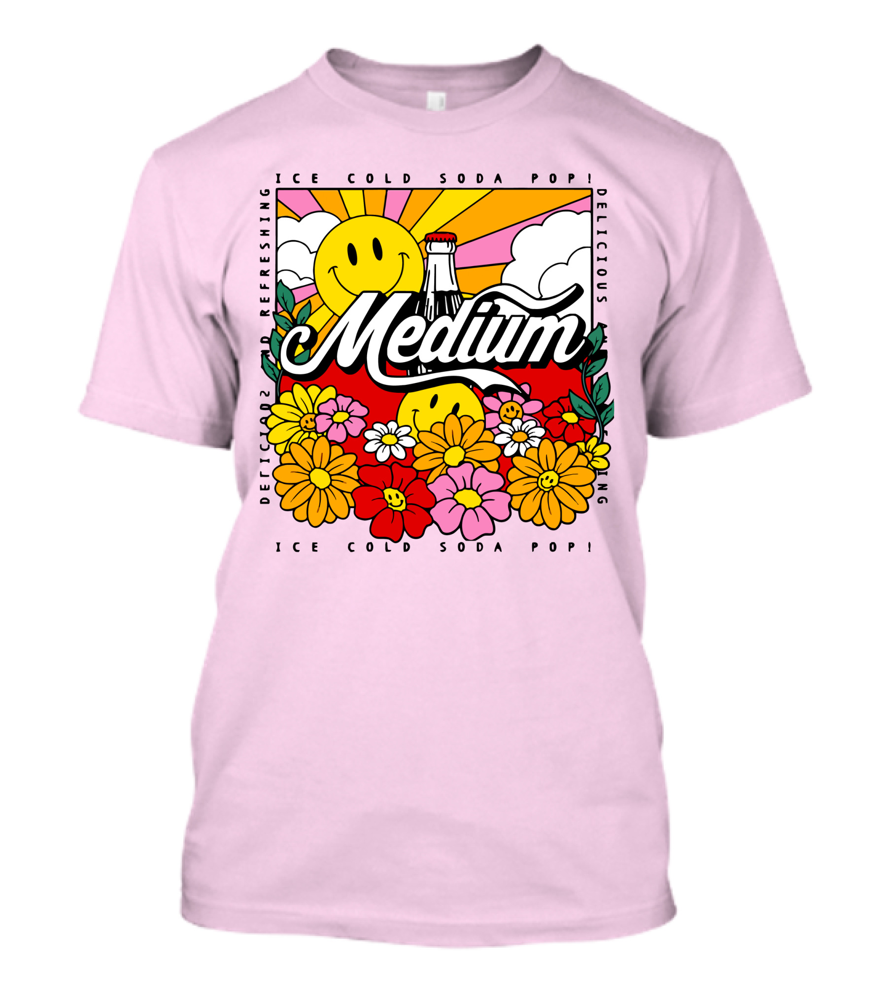 Medium Ice Cold Soda Pop Delicious Refreshing T-Shirt