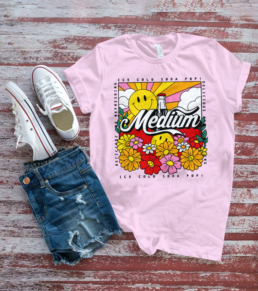 Medium Ice Cold Soda Pop Delicious Refreshing T-Shirt