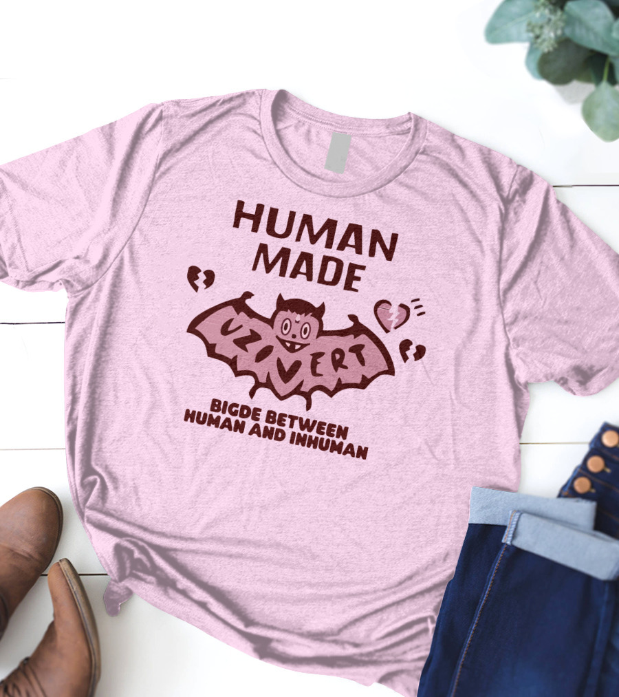 Human Made Lil Uzi Vert Bigde Between Human And Inhuman T-Shirt