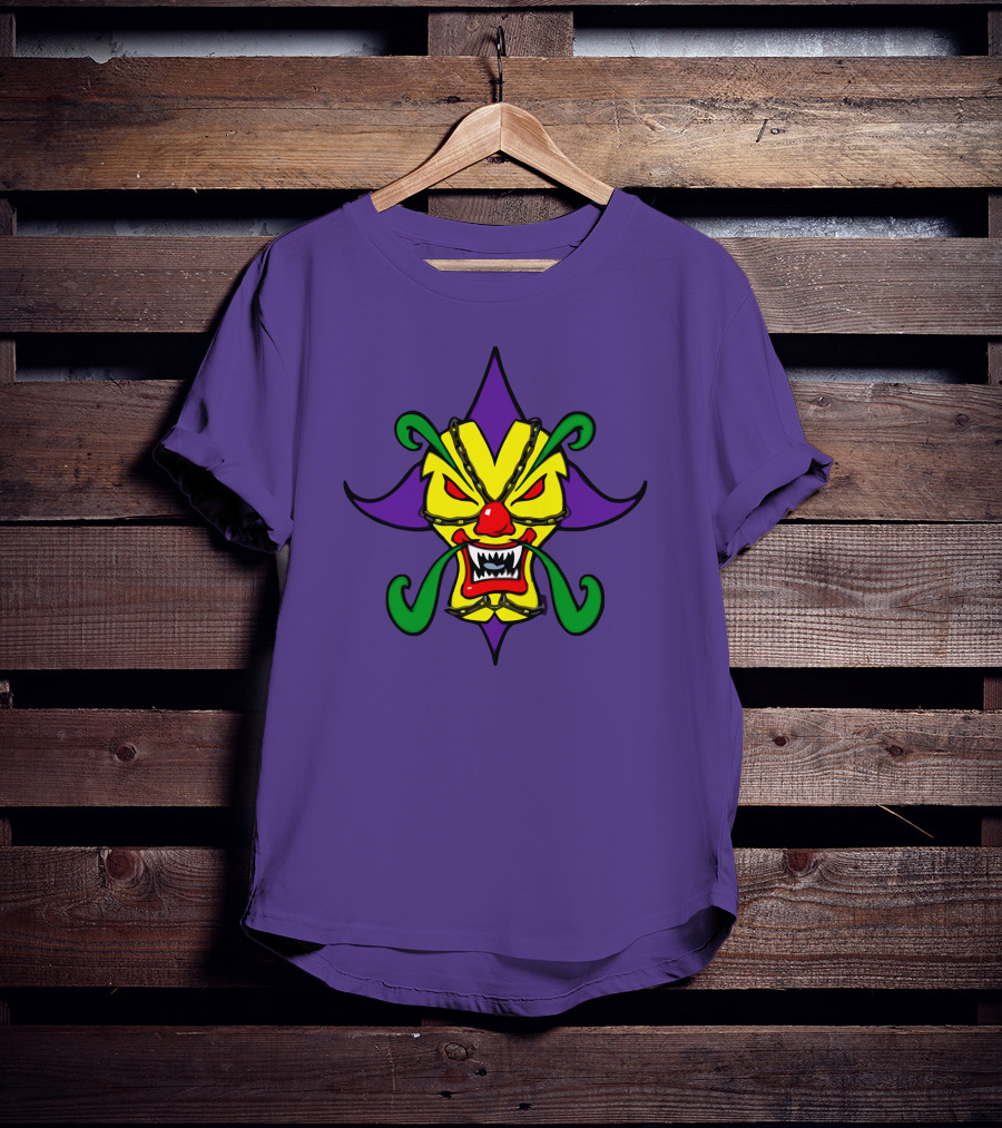 Psychopathic Merch Missing Link Found Joker's Card Mask Face Psychopathic Records Juggalo Merchandise T-Shirt