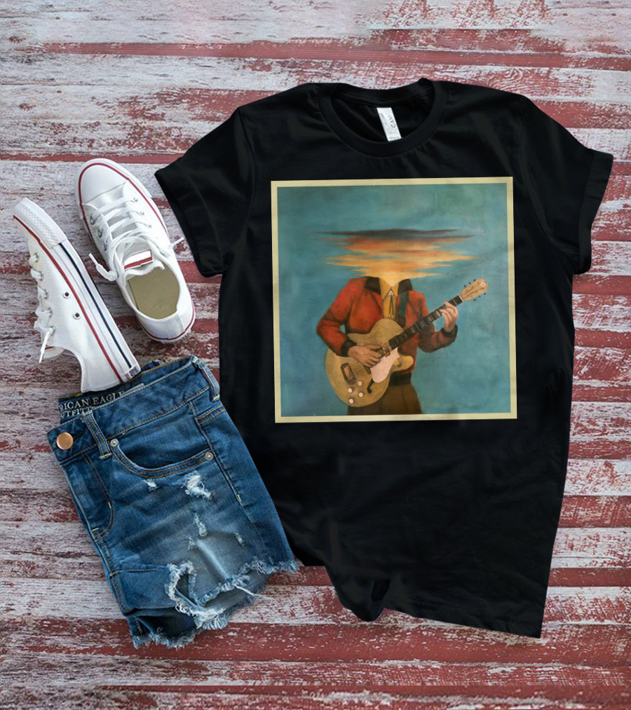 Lord Huron Long Lost Guitarist Surreal Sky Head T-Shirt