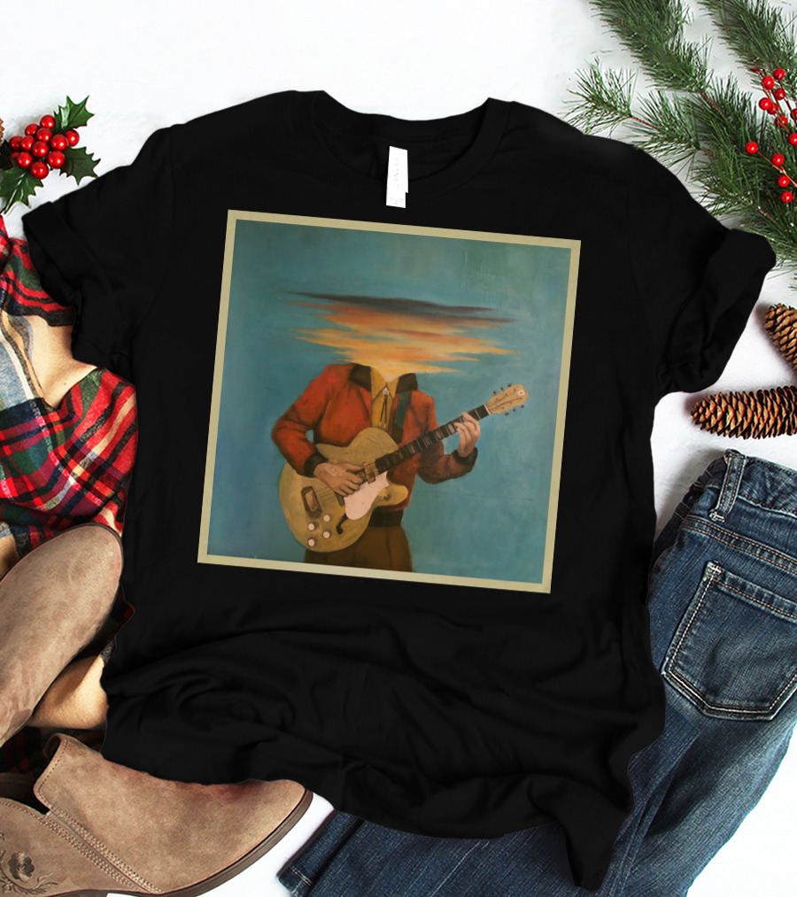 Lord Huron Long Lost Guitarist Surreal Sky Head T-Shirt