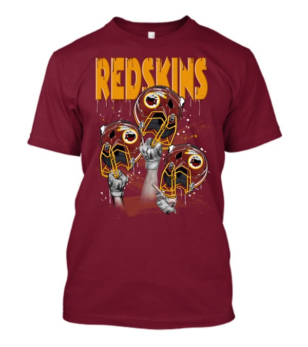 Redskins Helmets And Raised Fists T-Shirt