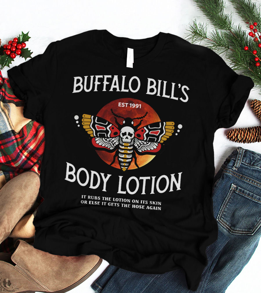 Buffalo Bill's Body Lotion EST 1991 Silence Lambs Halloween T-Shirt